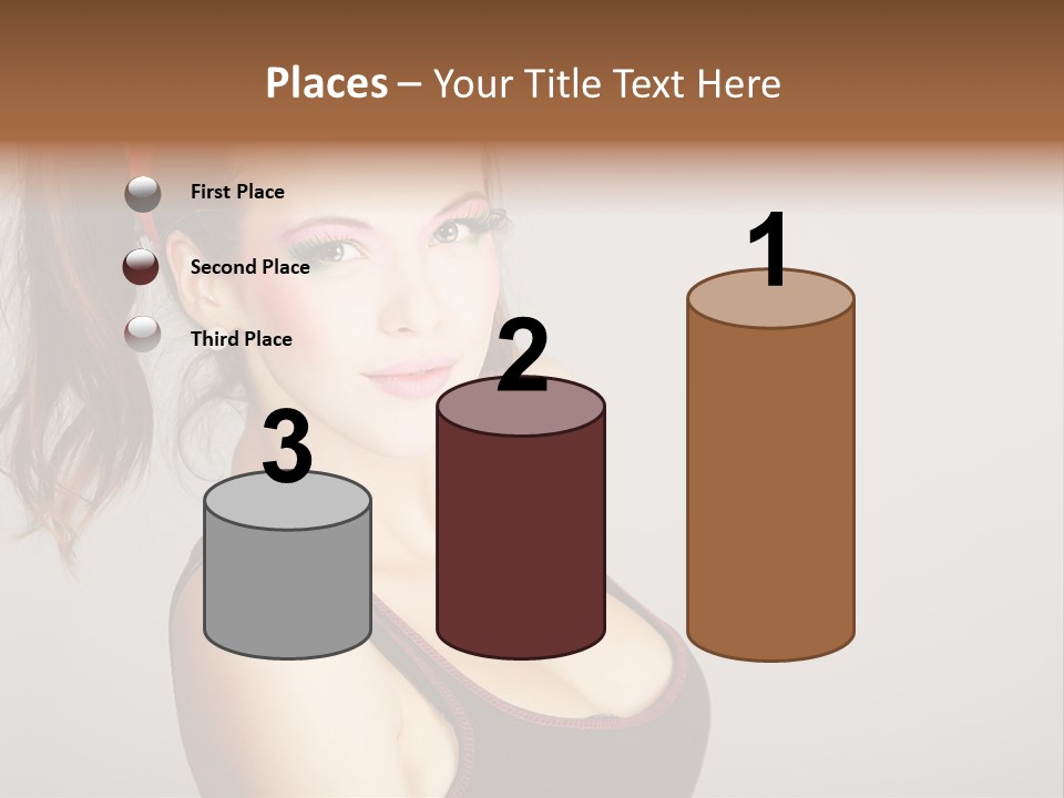 Student Fashionable Cosmetics PowerPoint Template