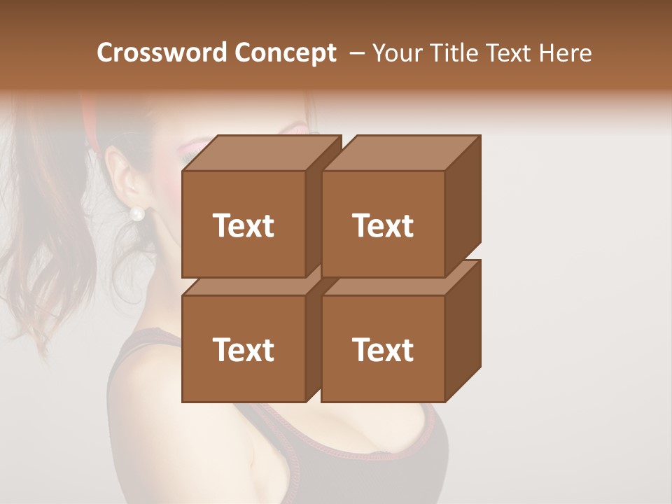 Student Fashionable Cosmetics PowerPoint Template