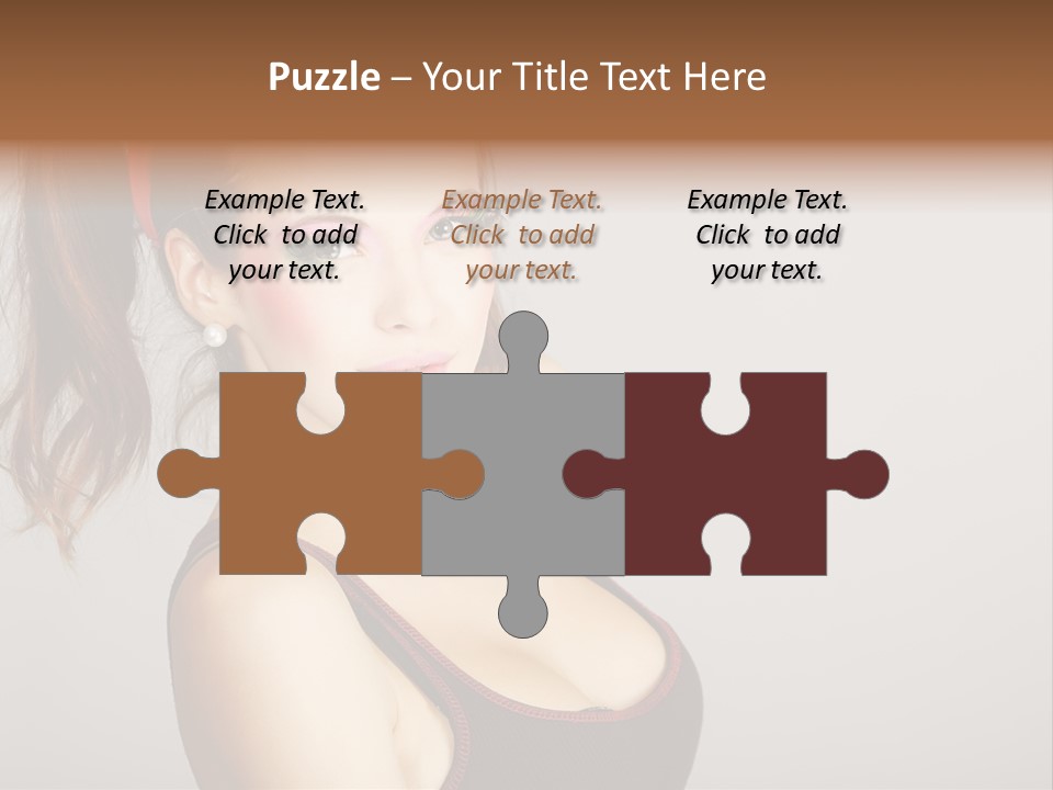 Student Fashionable Cosmetics PowerPoint Template