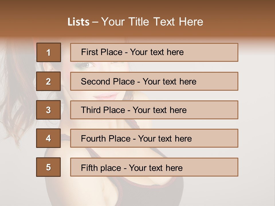 Student Fashionable Cosmetics PowerPoint Template