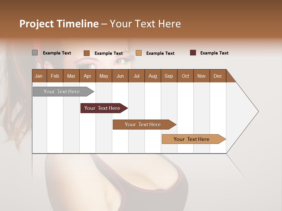 Student Fashionable Cosmetics PowerPoint Template