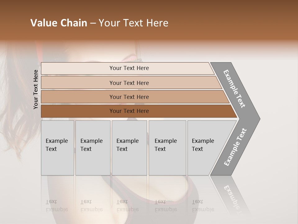 Student Fashionable Cosmetics PowerPoint Template