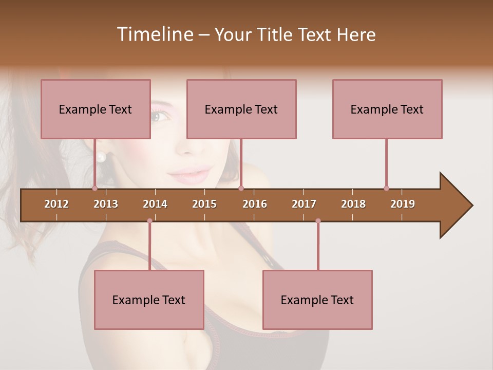 Student Fashionable Cosmetics PowerPoint Template
