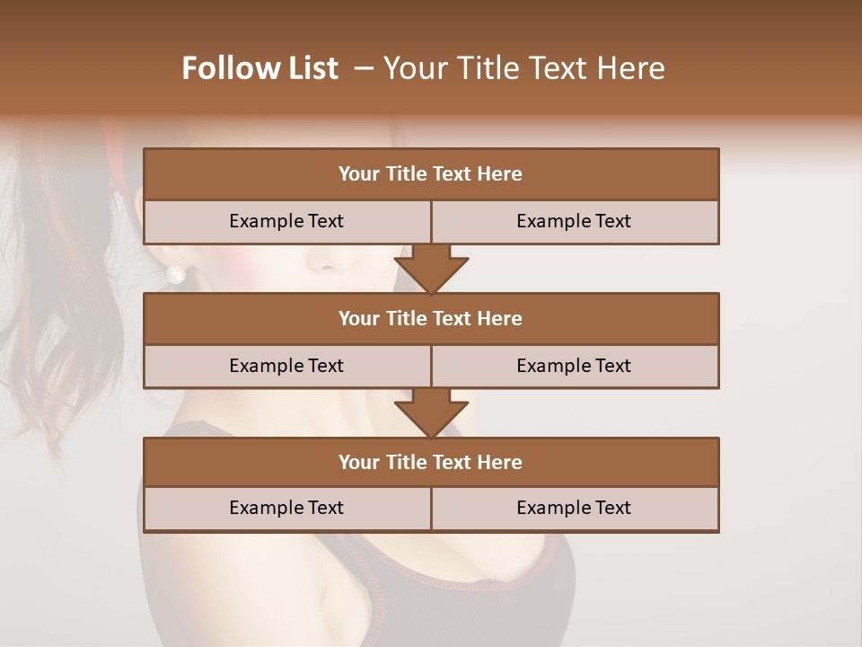 Student Fashionable Cosmetics PowerPoint Template