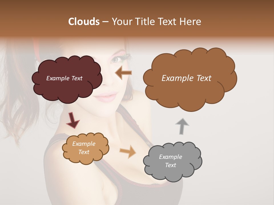 Student Fashionable Cosmetics PowerPoint Template