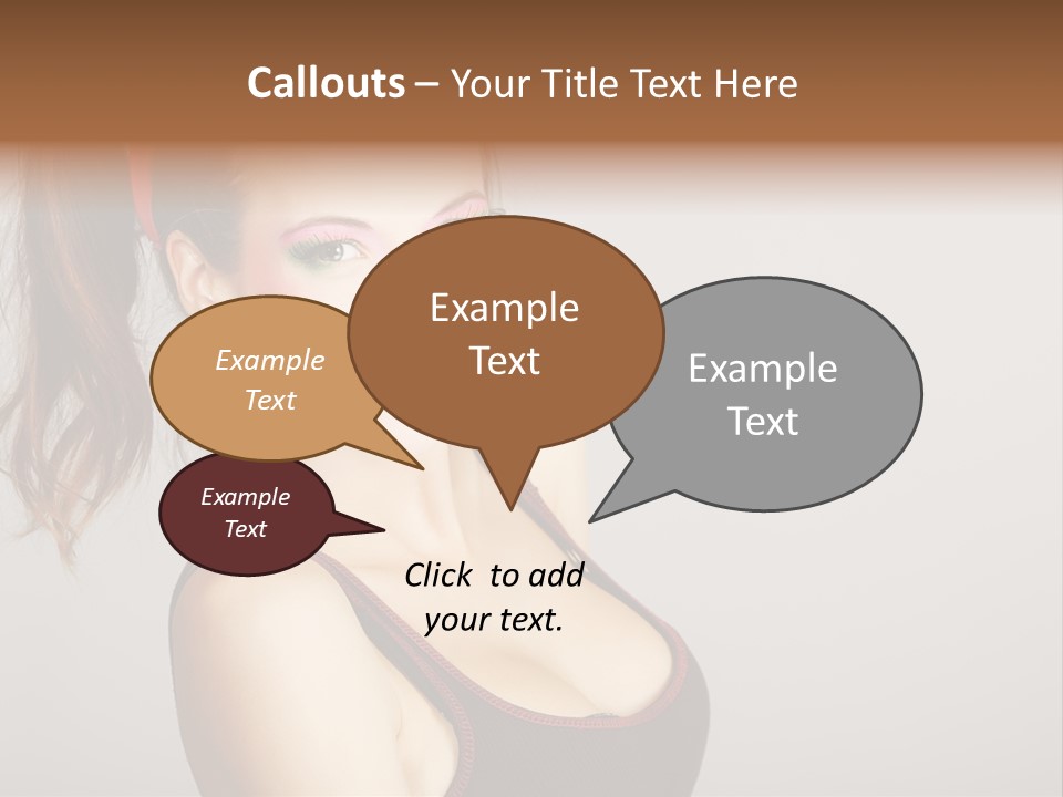 Student Fashionable Cosmetics PowerPoint Template