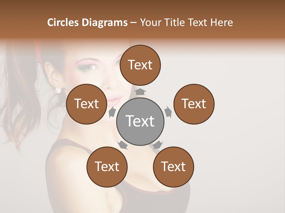 Student Fashionable Cosmetics PowerPoint Template