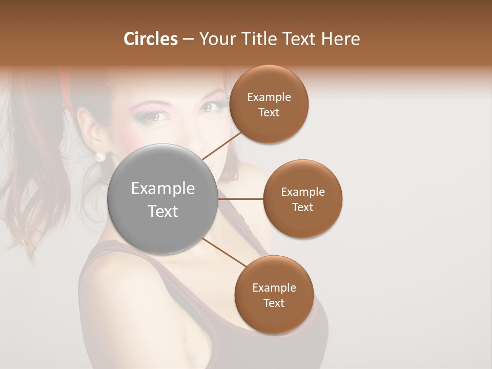 Student Fashionable Cosmetics PowerPoint Template