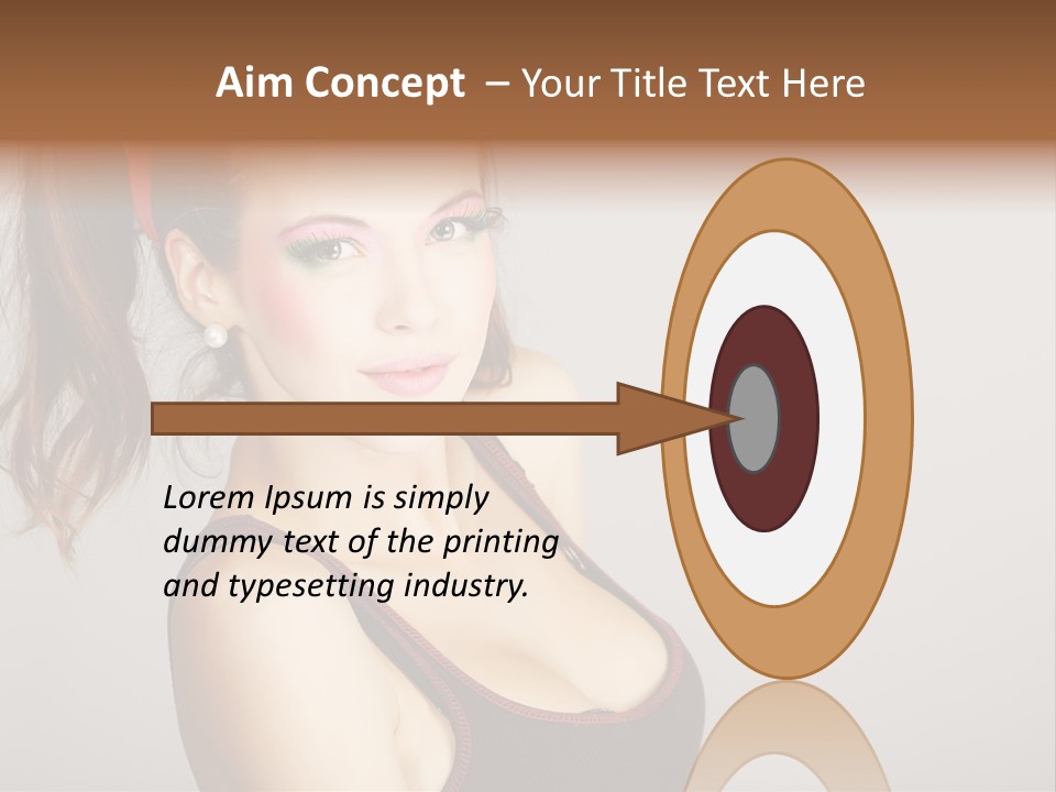 Student Fashionable Cosmetics PowerPoint Template