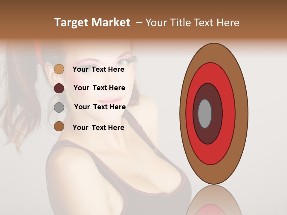 Student Fashionable Cosmetics PowerPoint Template