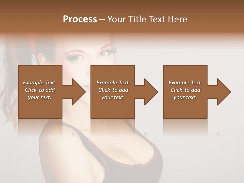 Student Fashionable Cosmetics PowerPoint Template