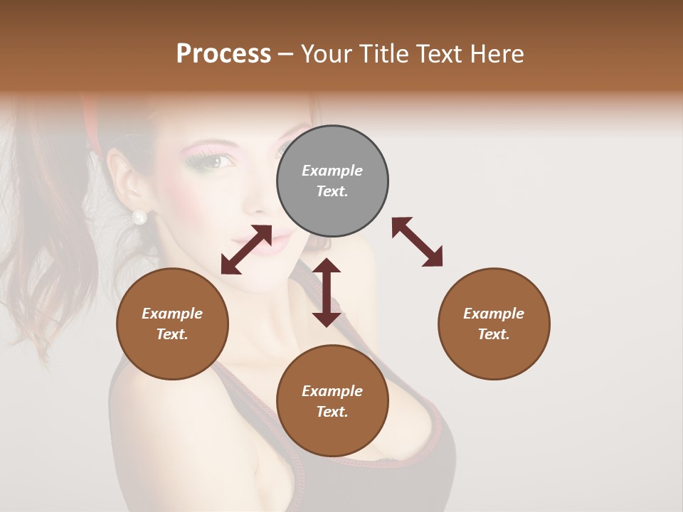 Student Fashionable Cosmetics PowerPoint Template