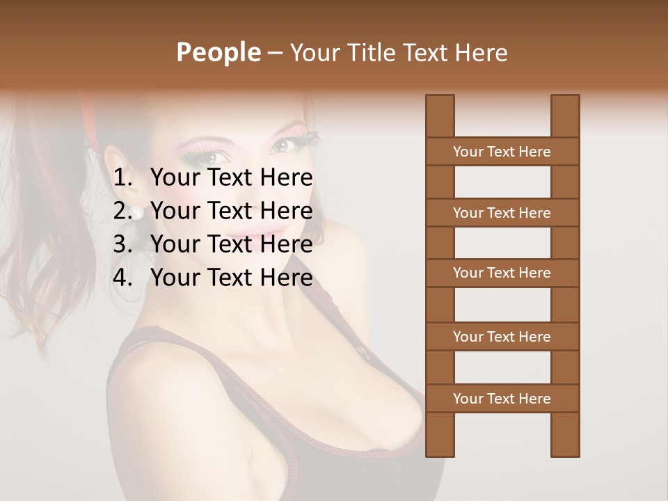 Student Fashionable Cosmetics PowerPoint Template