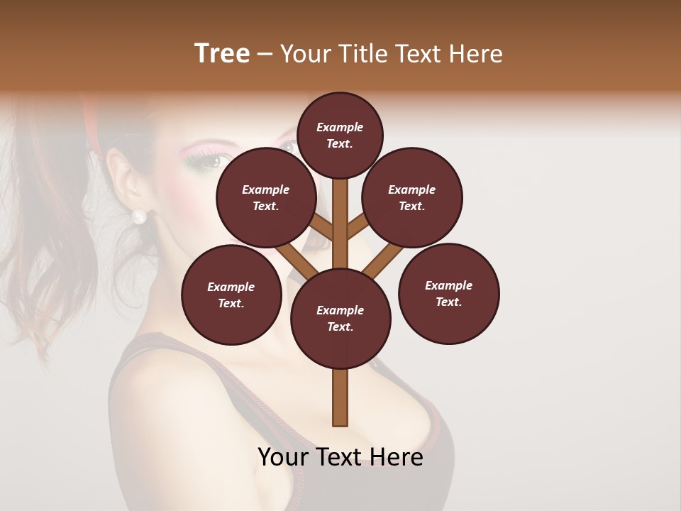 Student Fashionable Cosmetics PowerPoint Template