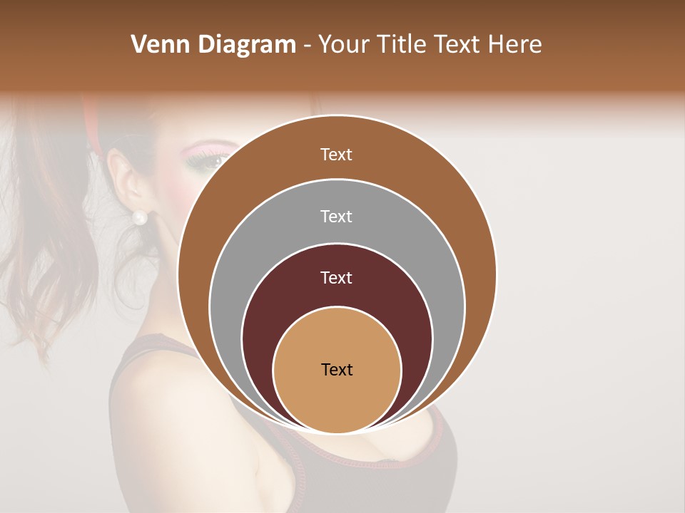 Student Fashionable Cosmetics PowerPoint Template