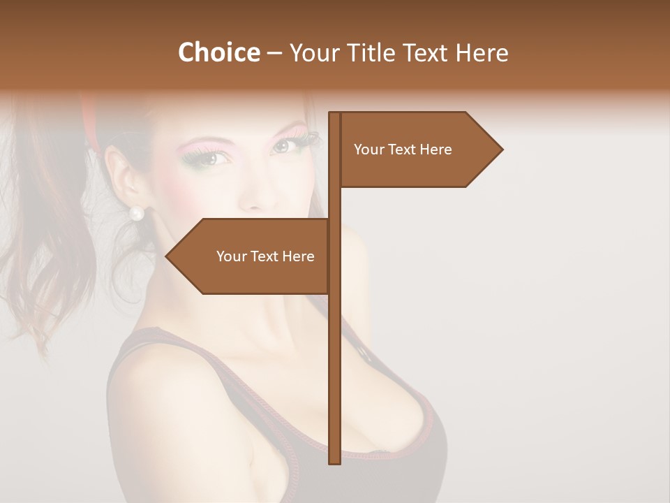 Student Fashionable Cosmetics PowerPoint Template