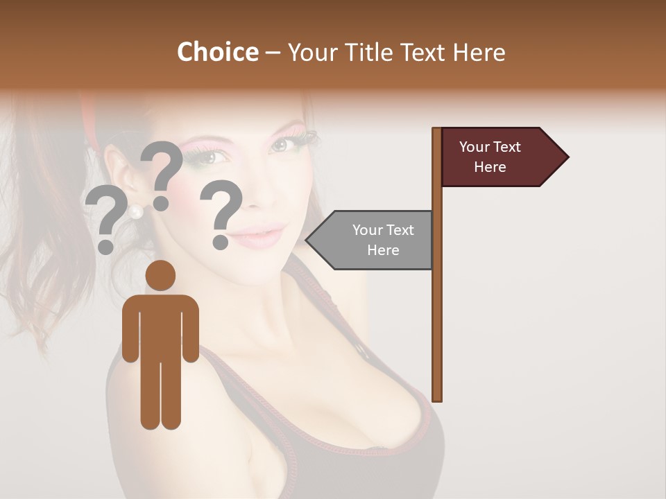 Student Fashionable Cosmetics PowerPoint Template