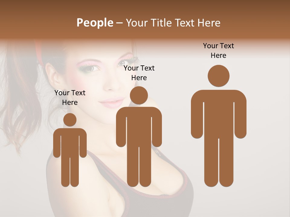 Student Fashionable Cosmetics PowerPoint Template