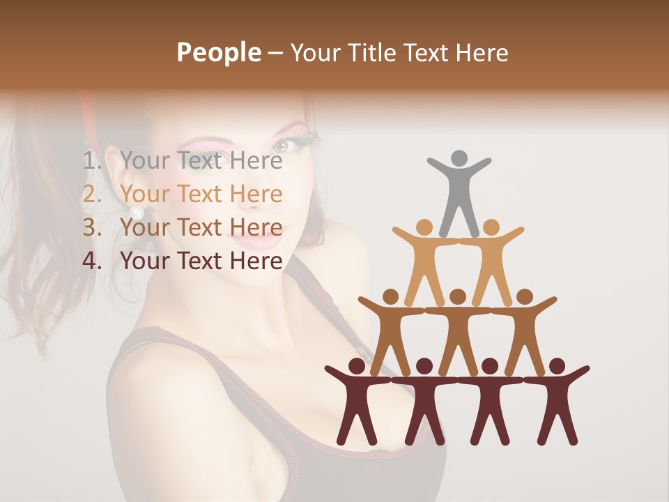 Student Fashionable Cosmetics PowerPoint Template