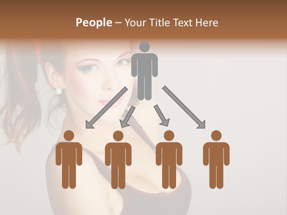 Student Fashionable Cosmetics PowerPoint Template