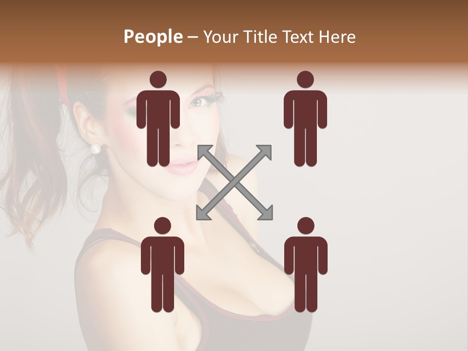 Student Fashionable Cosmetics PowerPoint Template