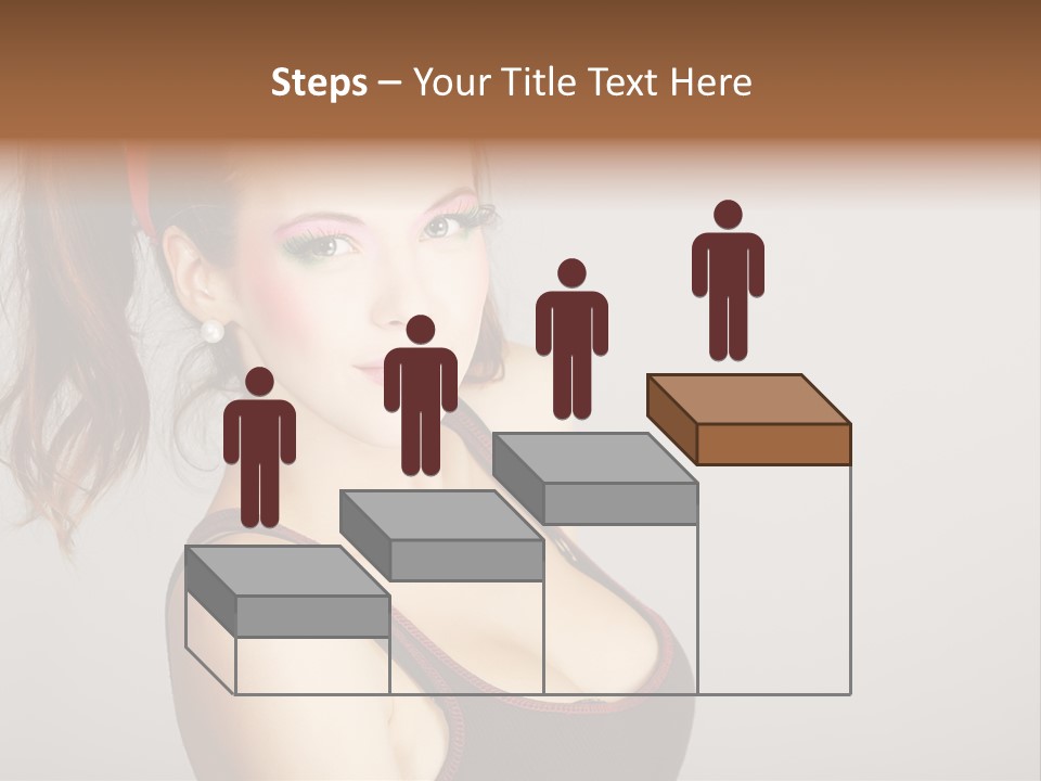 Student Fashionable Cosmetics PowerPoint Template