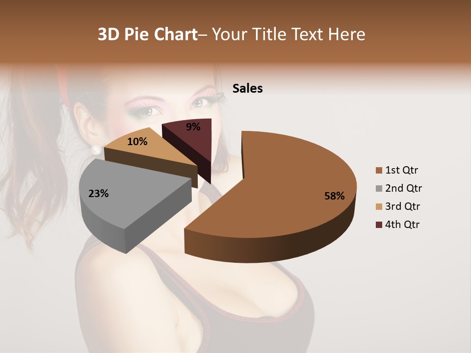 Student Fashionable Cosmetics PowerPoint Template