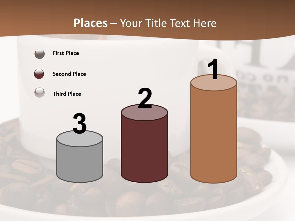 Fresh Break Cup PowerPoint Template