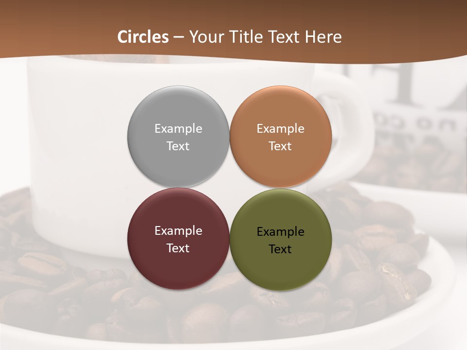 Fresh Break Cup PowerPoint Template