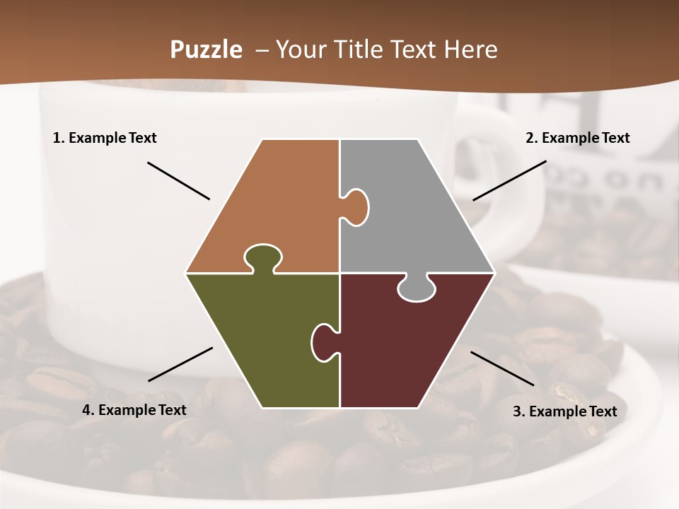 Fresh Break Cup PowerPoint Template