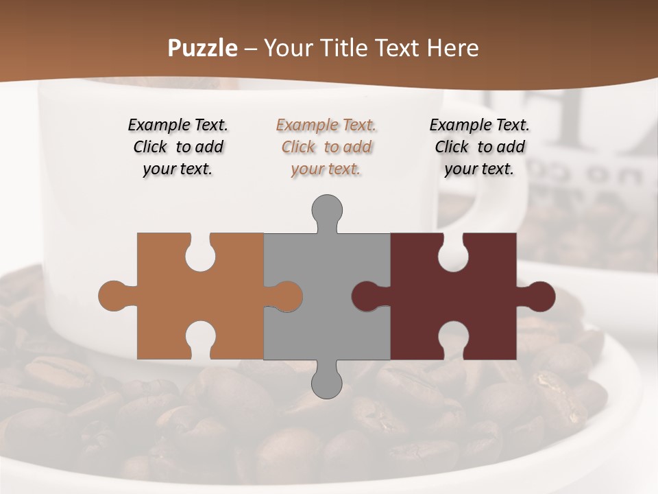 Fresh Break Cup PowerPoint Template