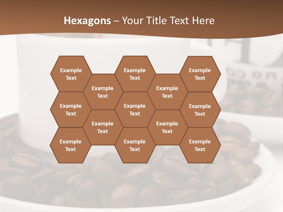 Fresh Break Cup PowerPoint Template