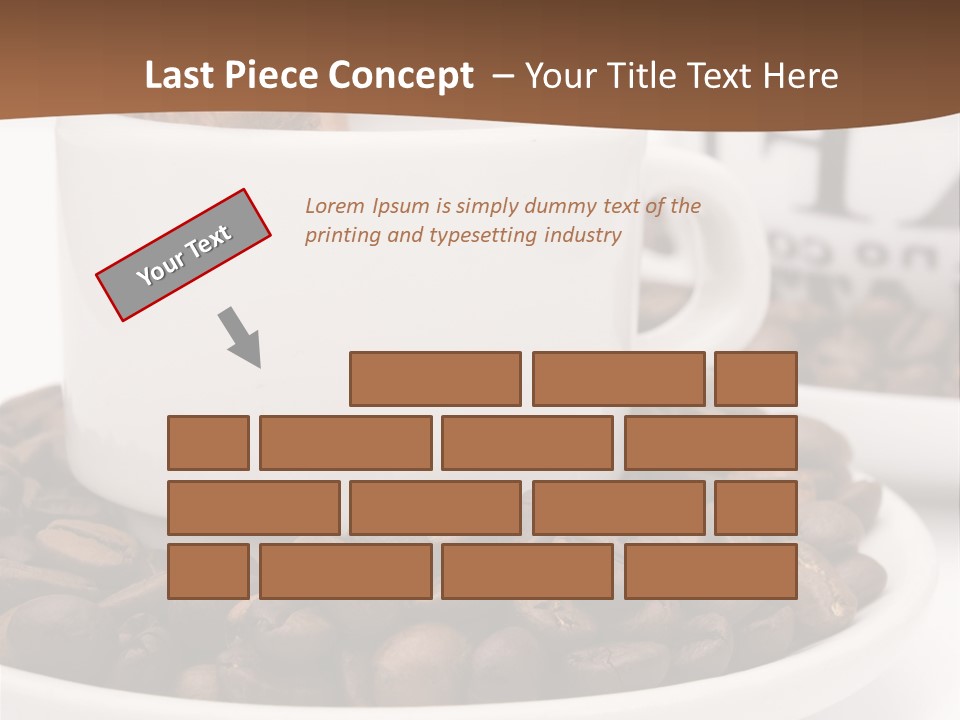 Fresh Break Cup PowerPoint Template