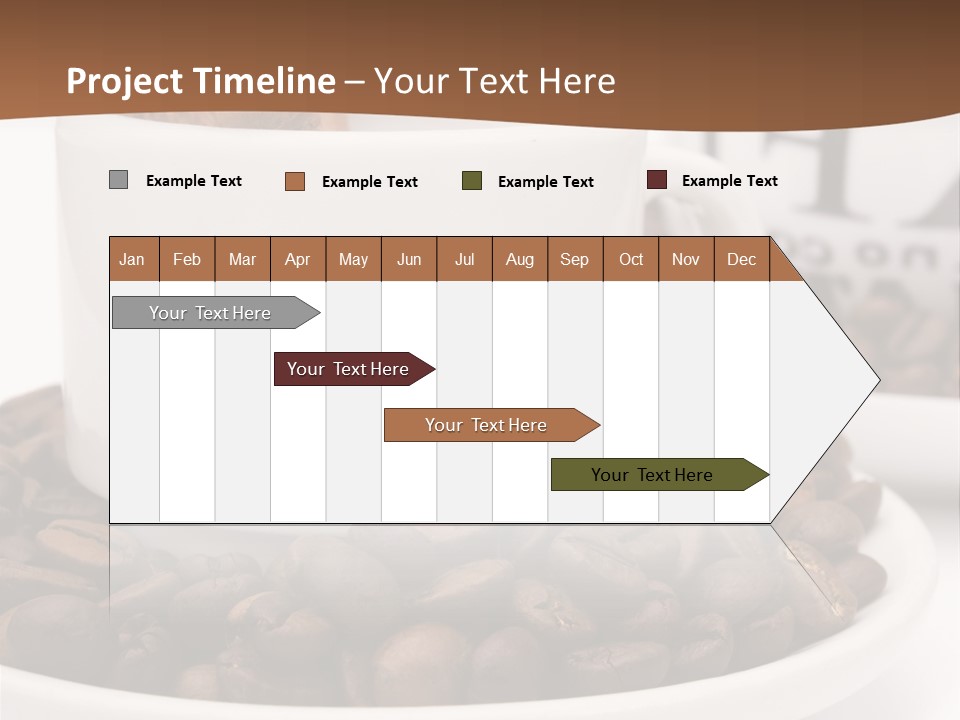 Fresh Break Cup PowerPoint Template