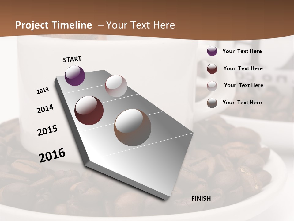 Fresh Break Cup PowerPoint Template