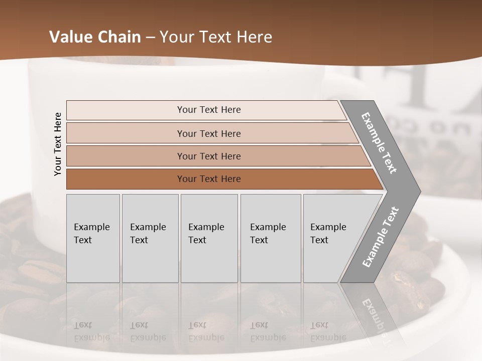 Fresh Break Cup PowerPoint Template