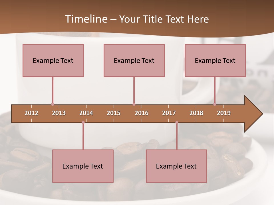 Fresh Break Cup PowerPoint Template