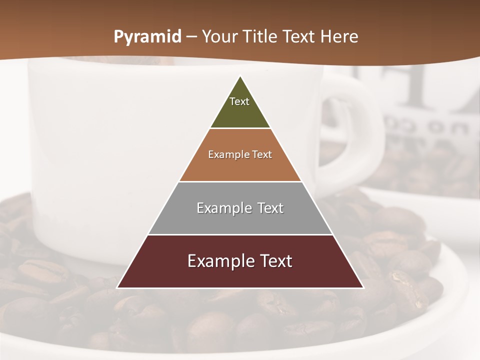 Fresh Break Cup PowerPoint Template