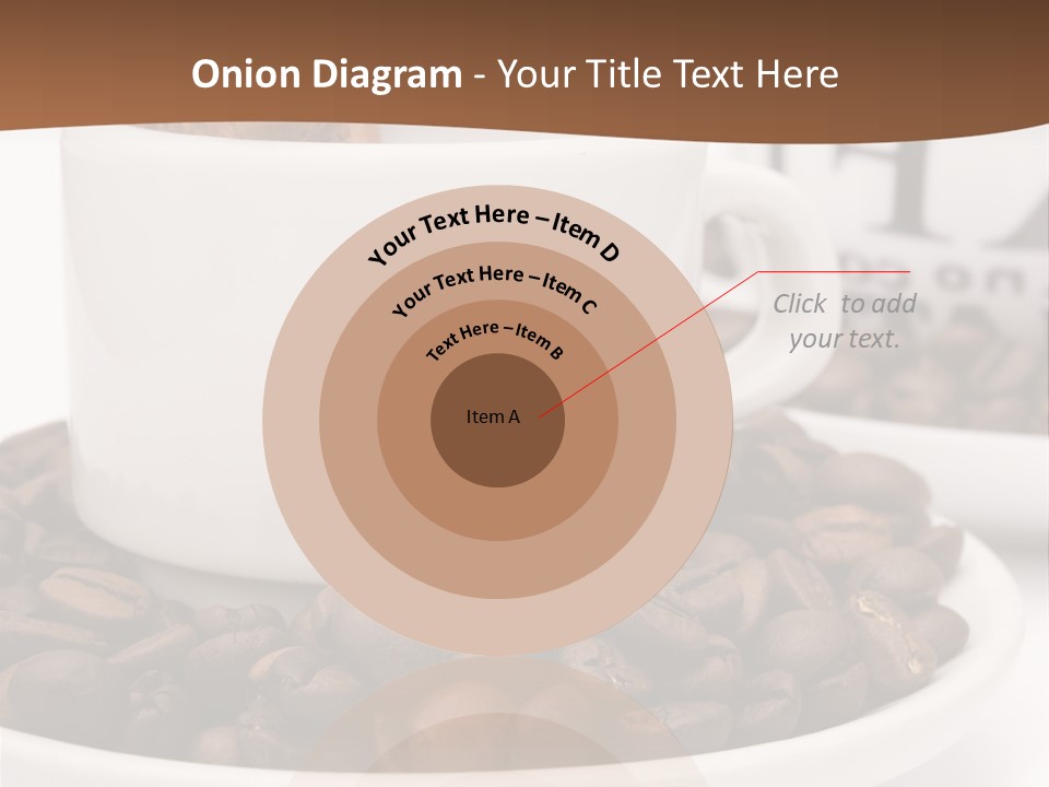 Fresh Break Cup PowerPoint Template