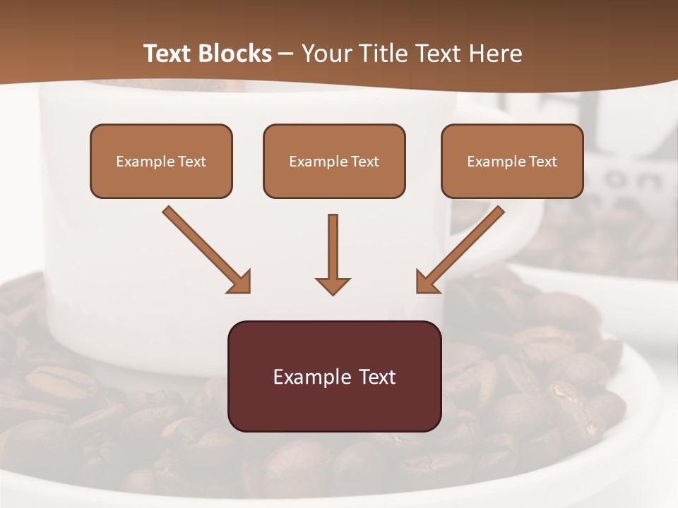 Fresh Break Cup PowerPoint Template