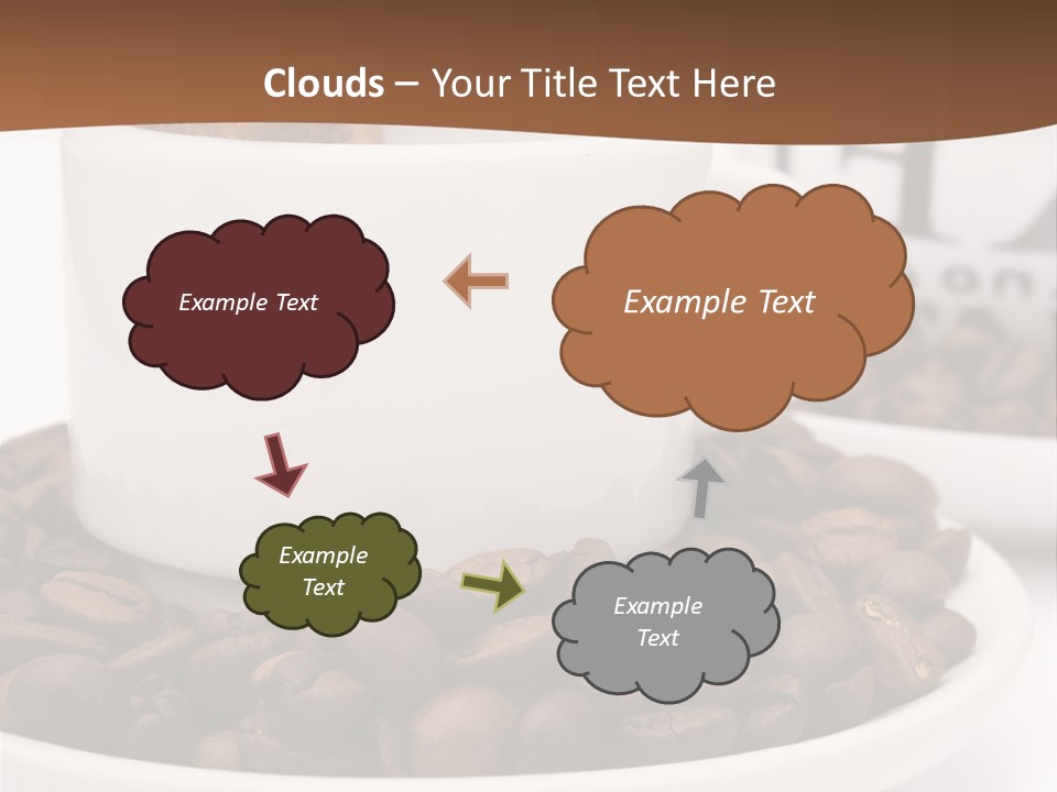 Fresh Break Cup PowerPoint Template