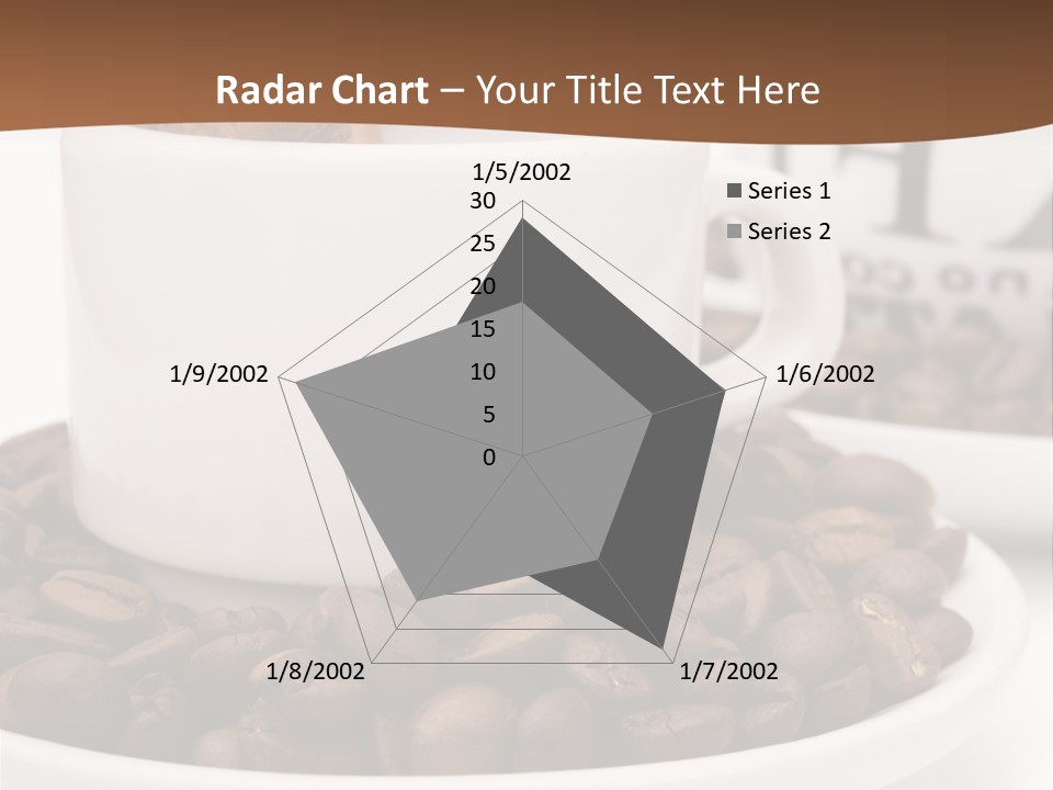 Fresh Break Cup PowerPoint Template