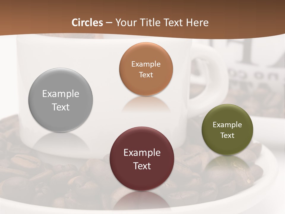 Fresh Break Cup PowerPoint Template