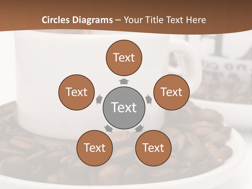 Fresh Break Cup PowerPoint Template