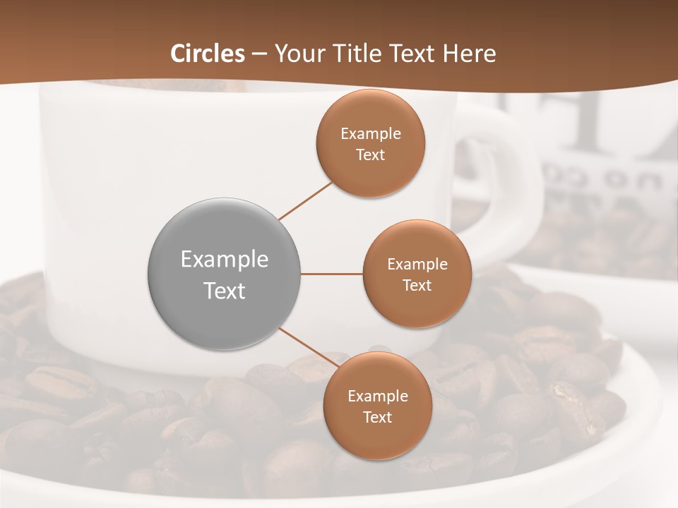 Fresh Break Cup PowerPoint Template