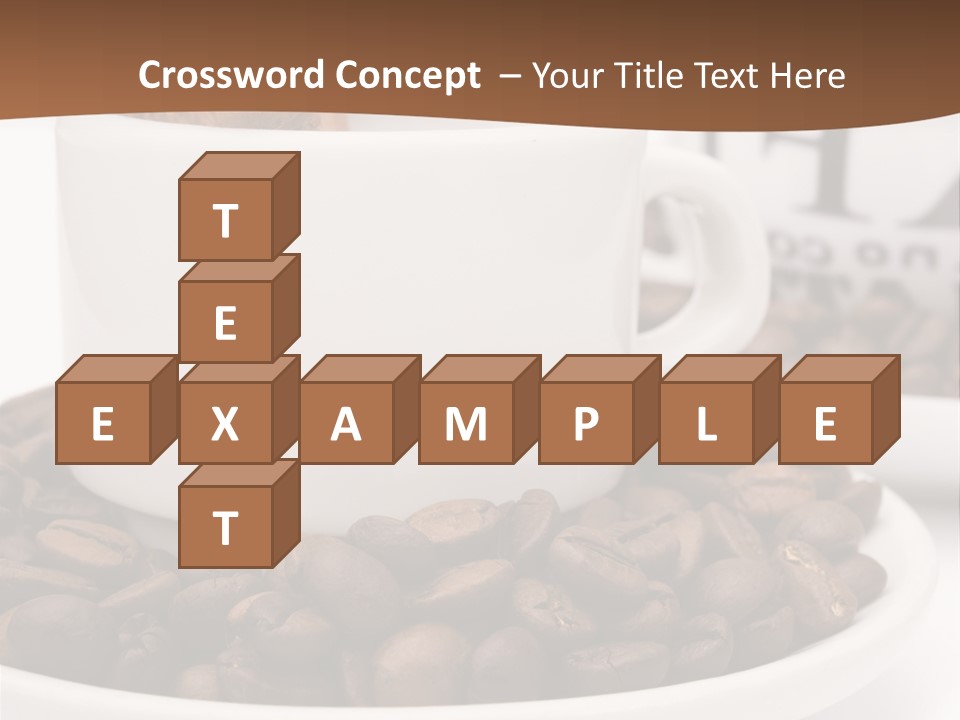 Fresh Break Cup PowerPoint Template