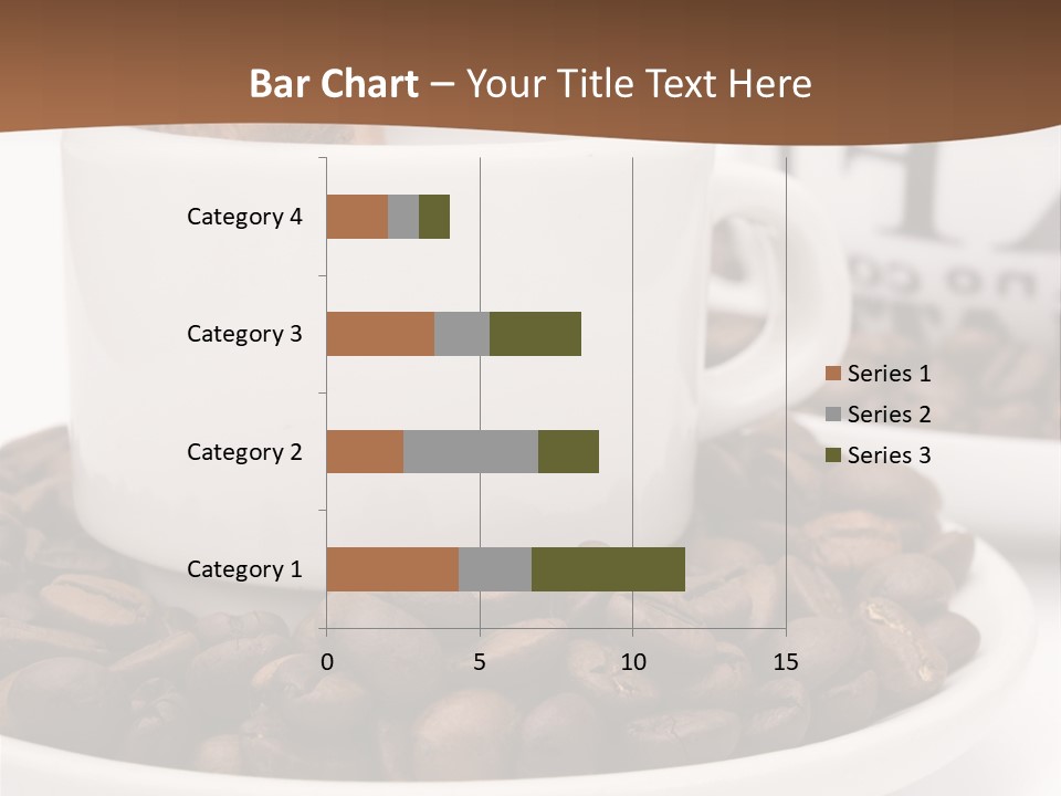 Fresh Break Cup PowerPoint Template