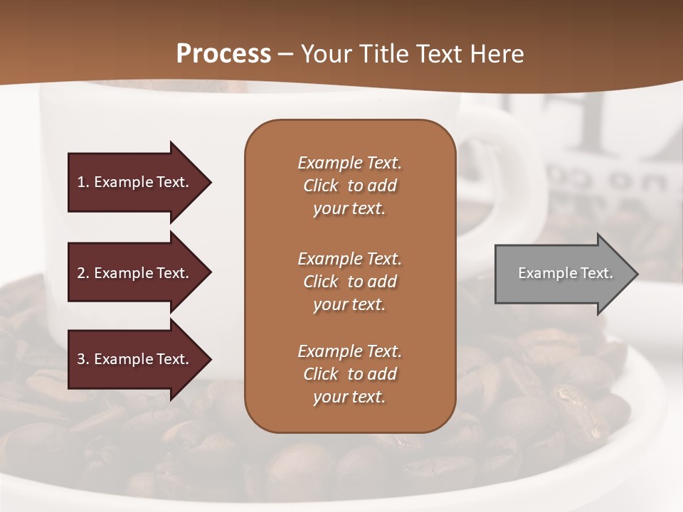 Fresh Break Cup PowerPoint Template