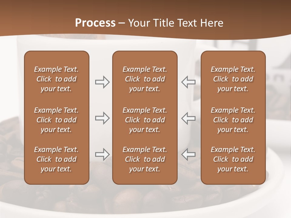 Fresh Break Cup PowerPoint Template