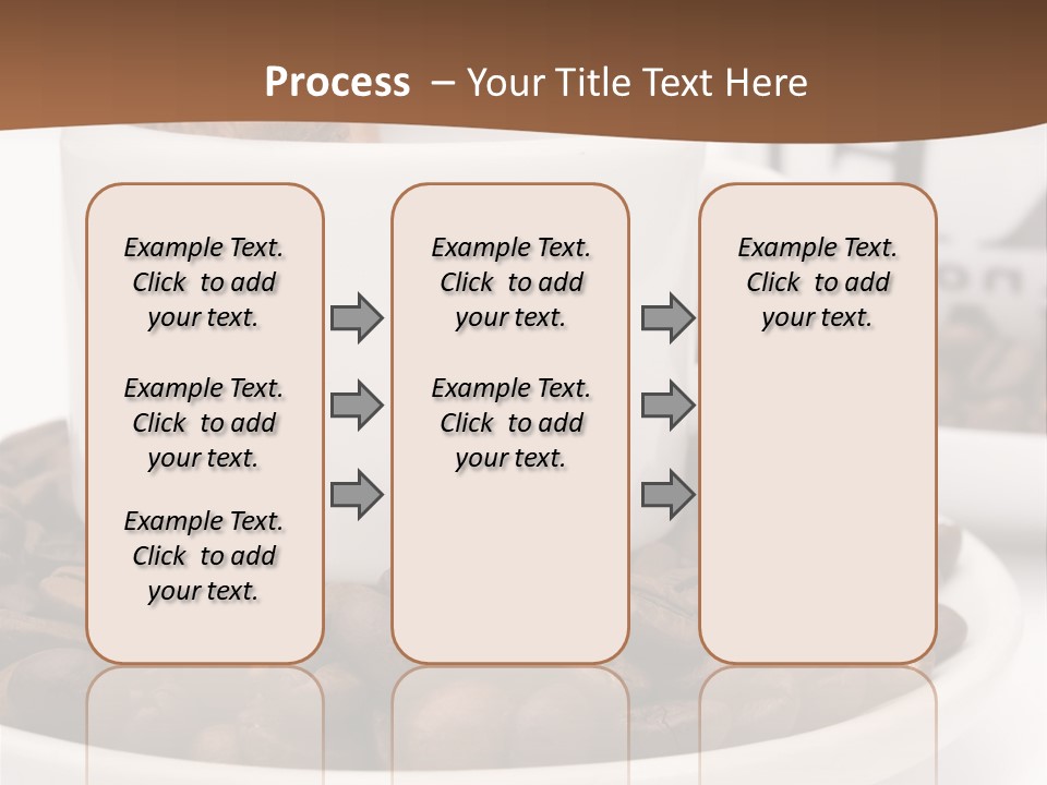 Fresh Break Cup PowerPoint Template